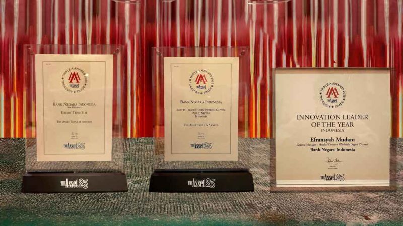 BNI Raih Tiga Penghargaan Triple A Treasurise Awards 2025 Berkat Inovasi BNIdirect