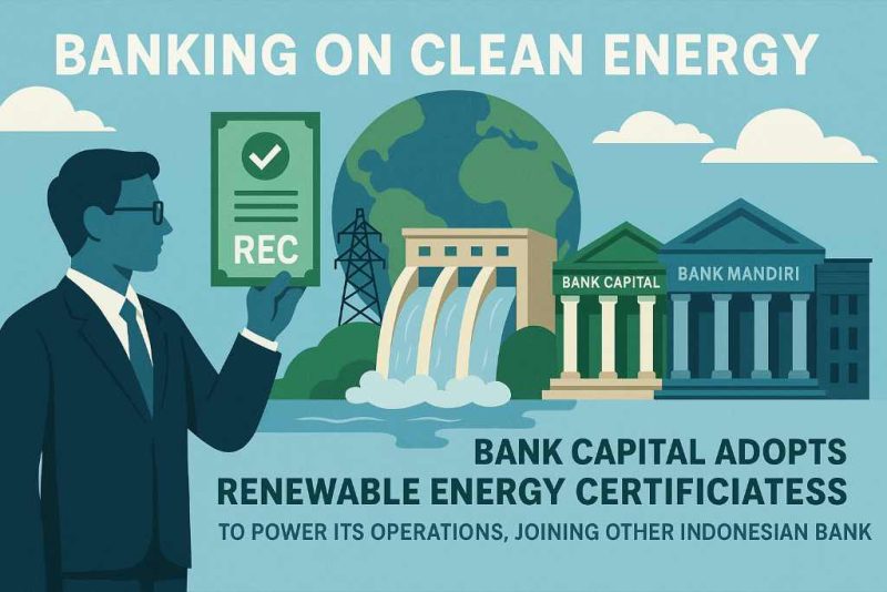 Bank Capital Gunakan Energi Bersih Lewat REC, Dorong Keuangan Hijau di Indonesia
