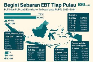 Seperti Ini Sebaran EBT di Seluruh Nusantara: PLTS dan PLTA Jadi Andalan Transisi Energi Nasional dalam RUPTL 2025–2034