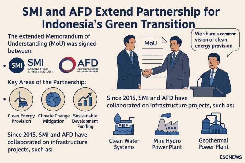 PT SMI–AFD Perkuat Aliansi Pembiayaan Hijau dan Iklim, Dorong Akses Energi Bersih Indonesia